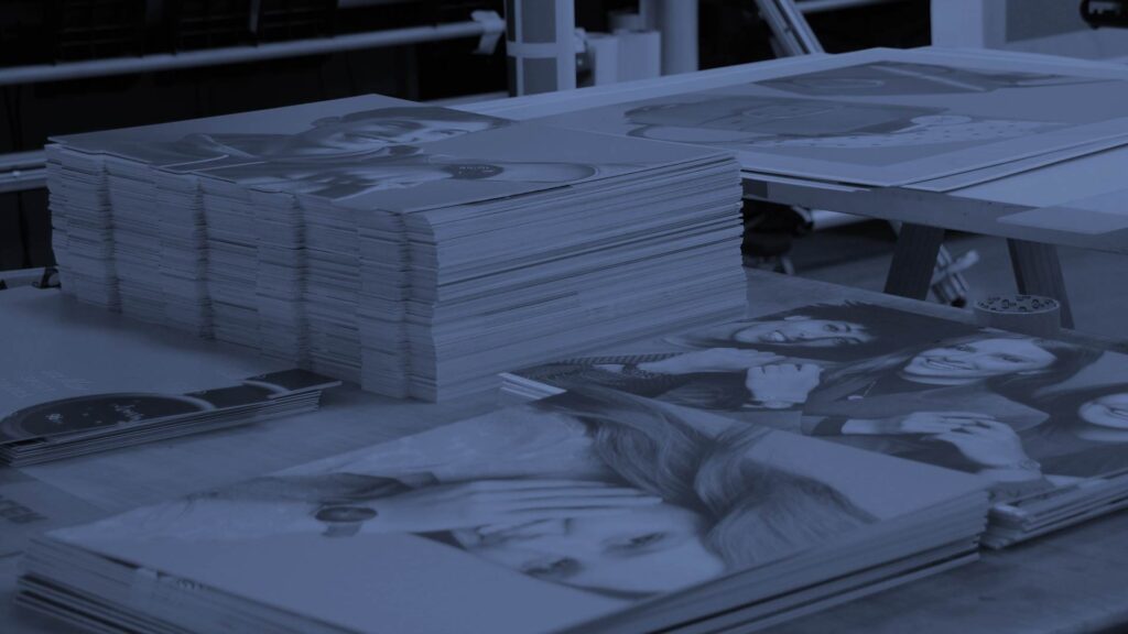 vinyl prints mounted onto forex board